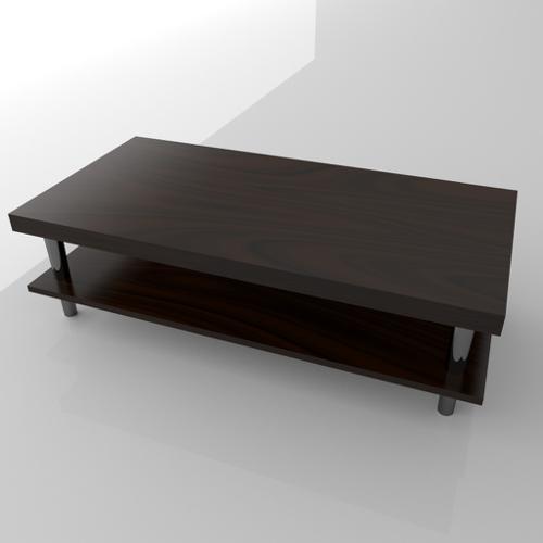 Modern Walnut Coffee Table - Cycles preview image